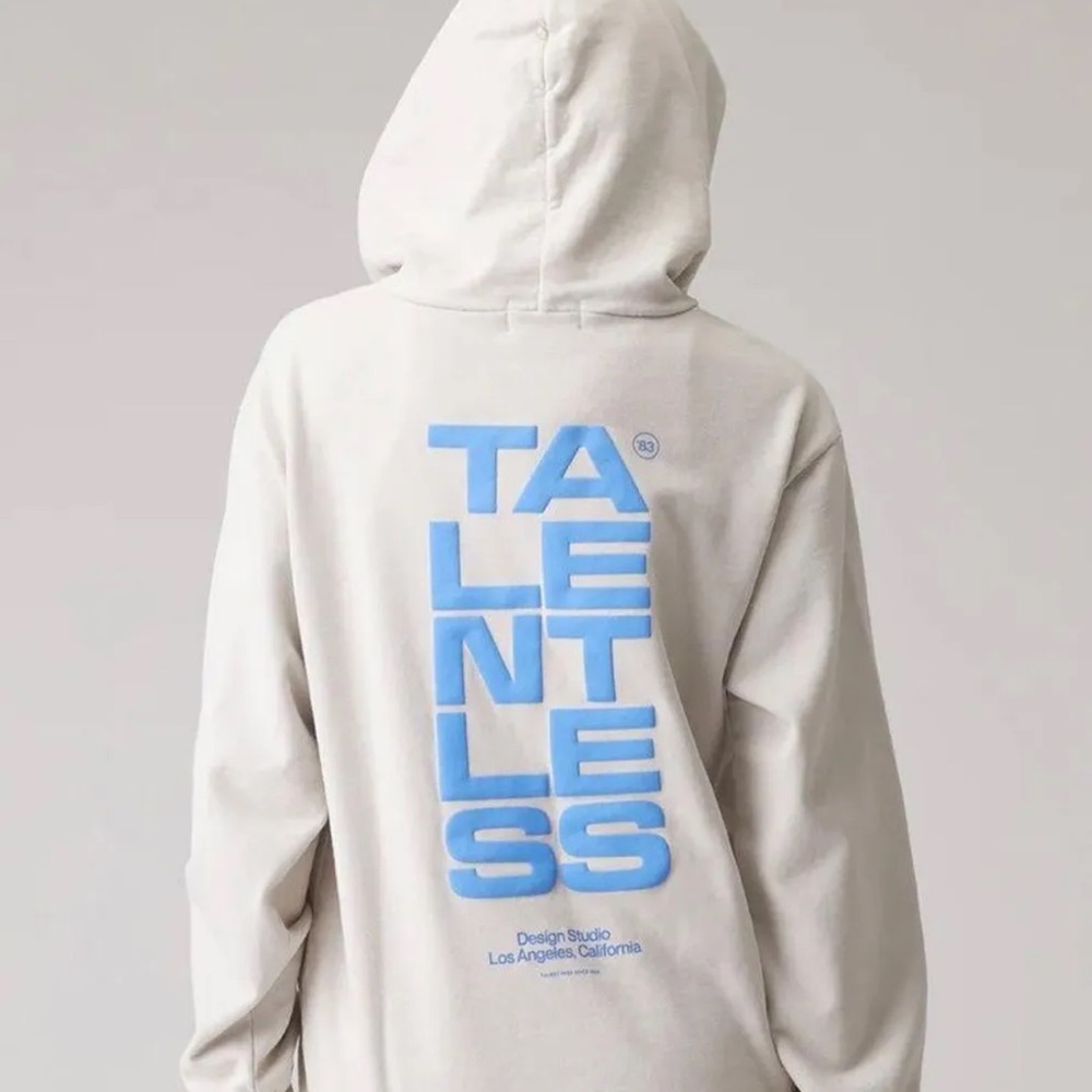 Talentless Block Logo Lightweight Hoodie